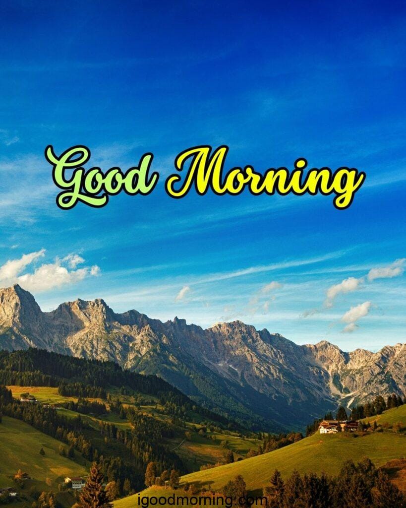 beautiful hill view with blue sky
