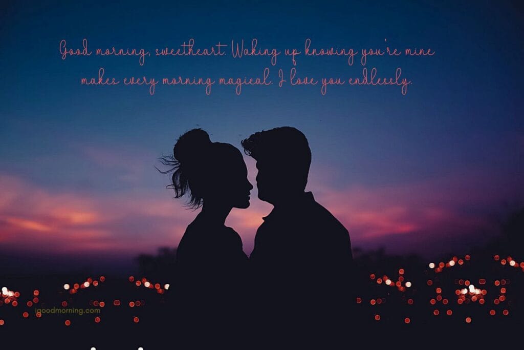 Couple In The City At Night