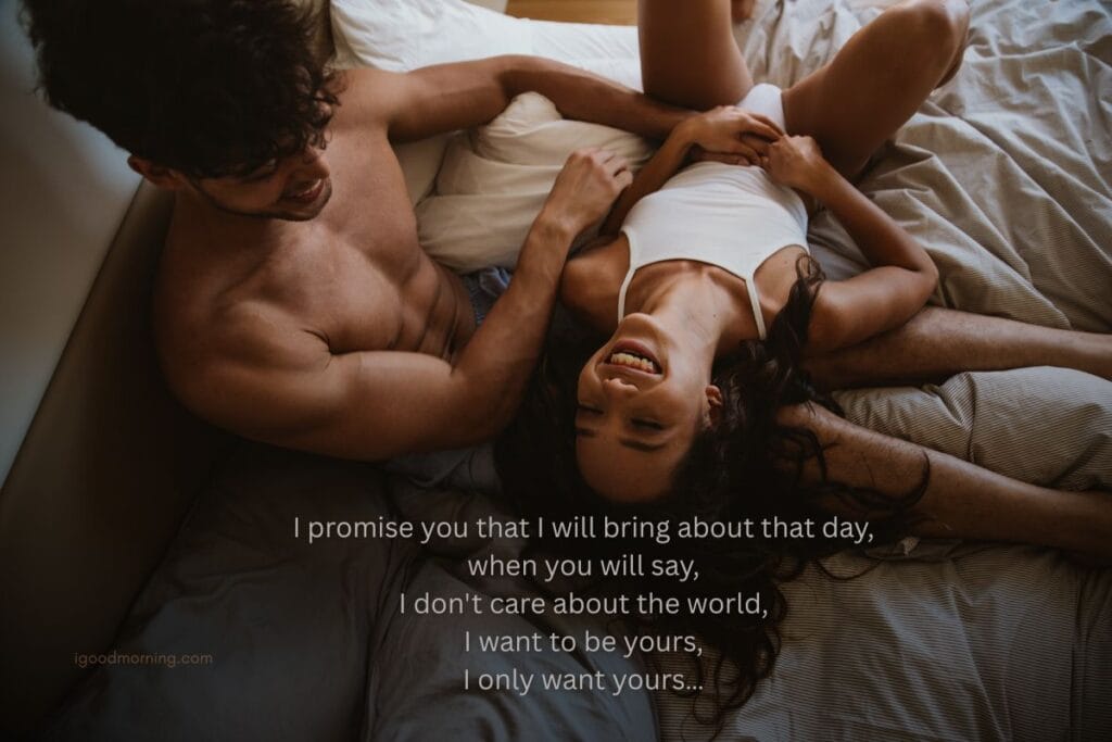 Couple Bed Playing