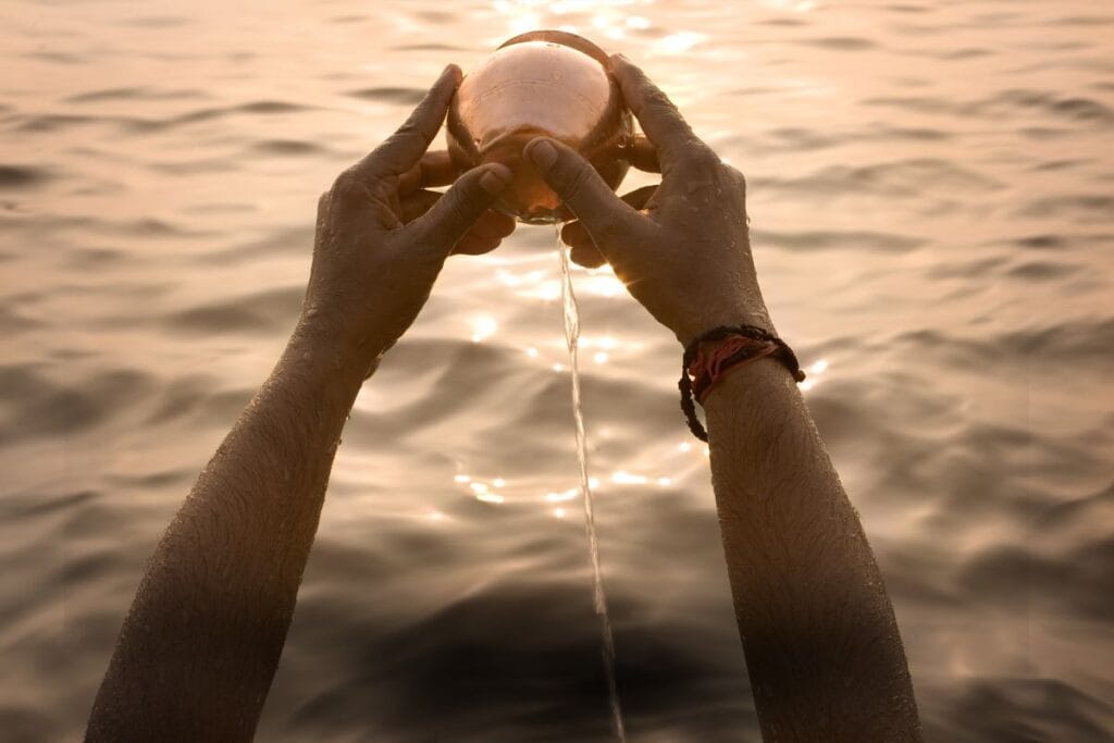 Ganga puja 9 গঙ্গা পূজা