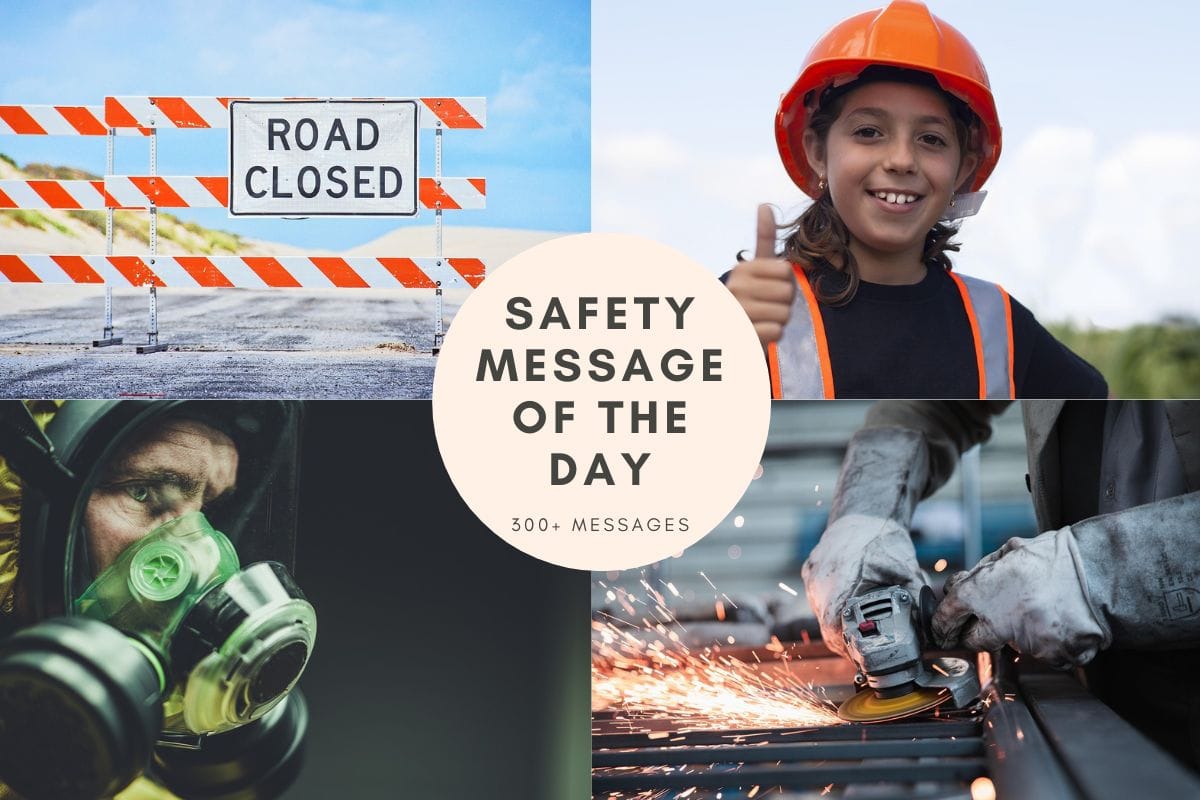 construction safety message of the day