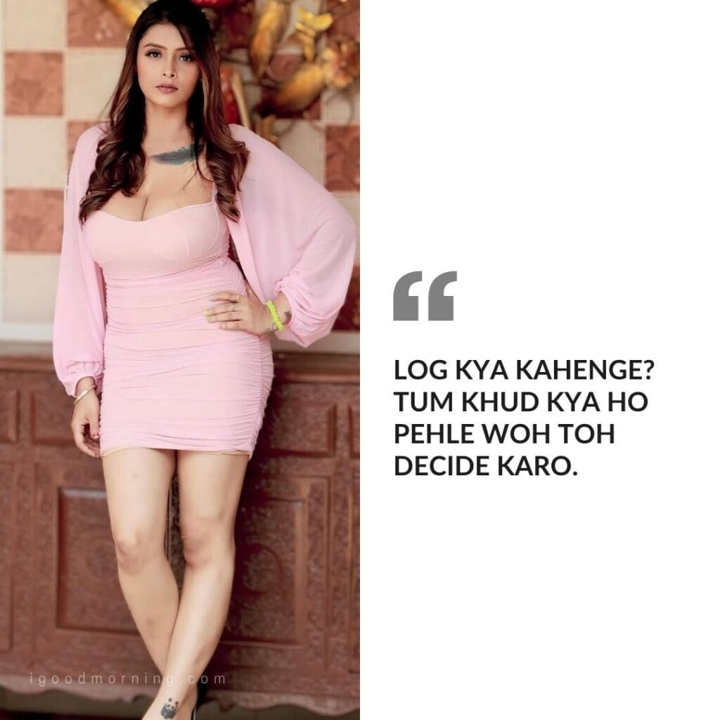 attitude shayari for girls in hindi for instagram