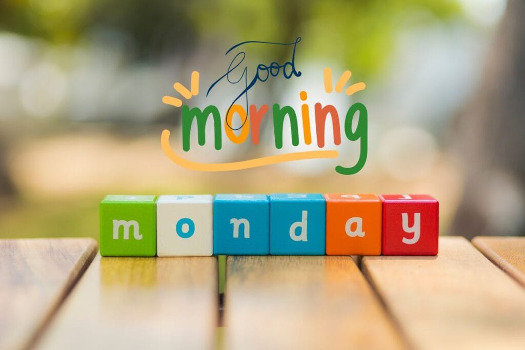 Good Morning Monday image for WhatsApp and Facebook sharing