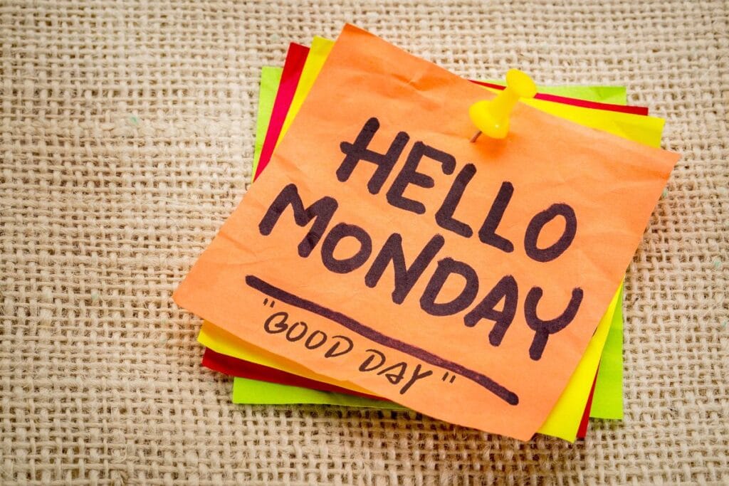 New week positive energy Good Morning Monday image