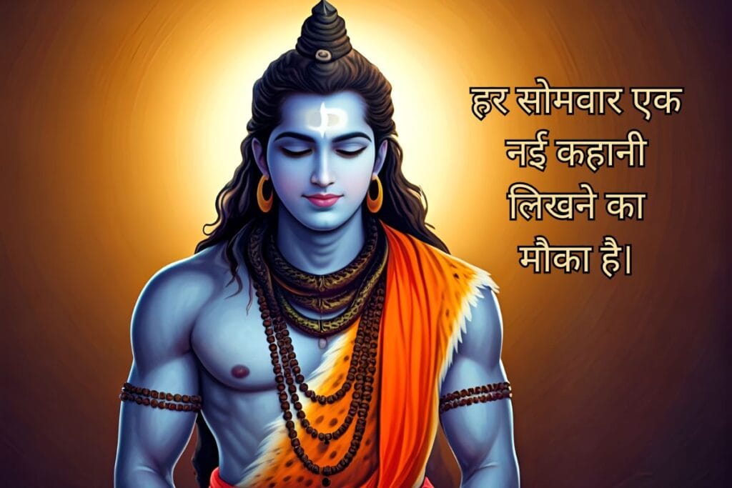 Energetic Monday morning image with sunrise and motivational text