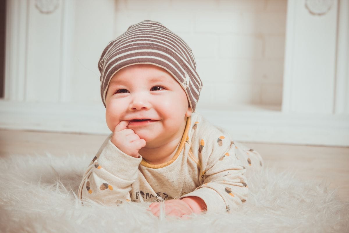 very cute baby smile image
