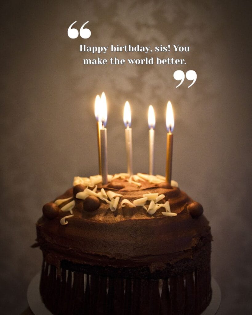 Emotional Birthday Wishes for Sister