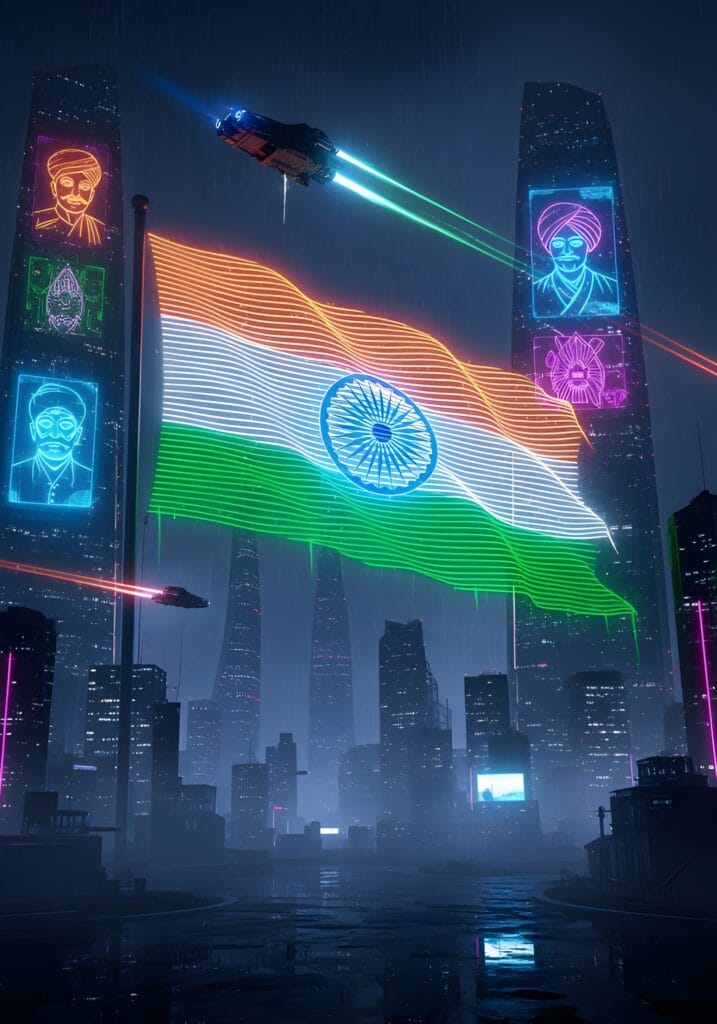 background 15 august image with my photo