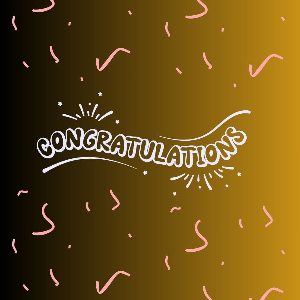 Professional Success congratulations image