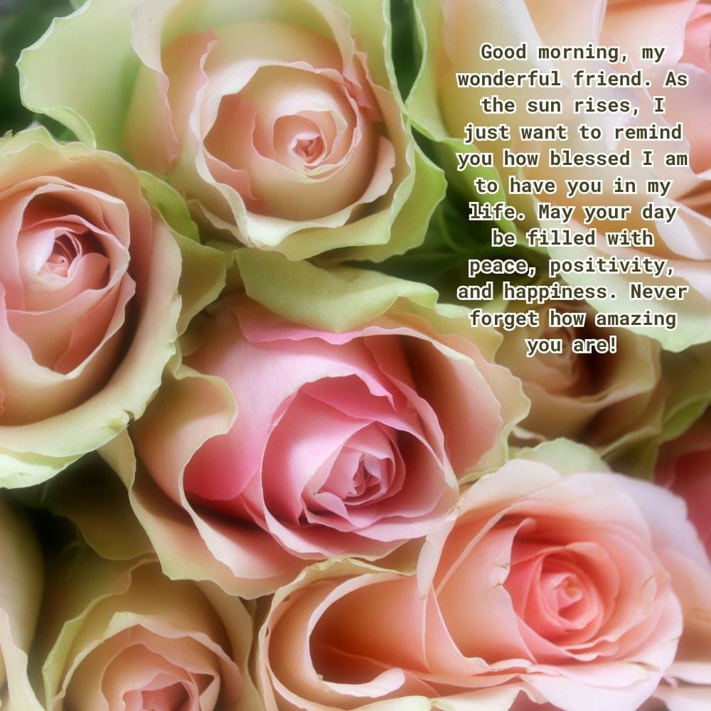 Long Paragraph Good Morning Message for a Friend