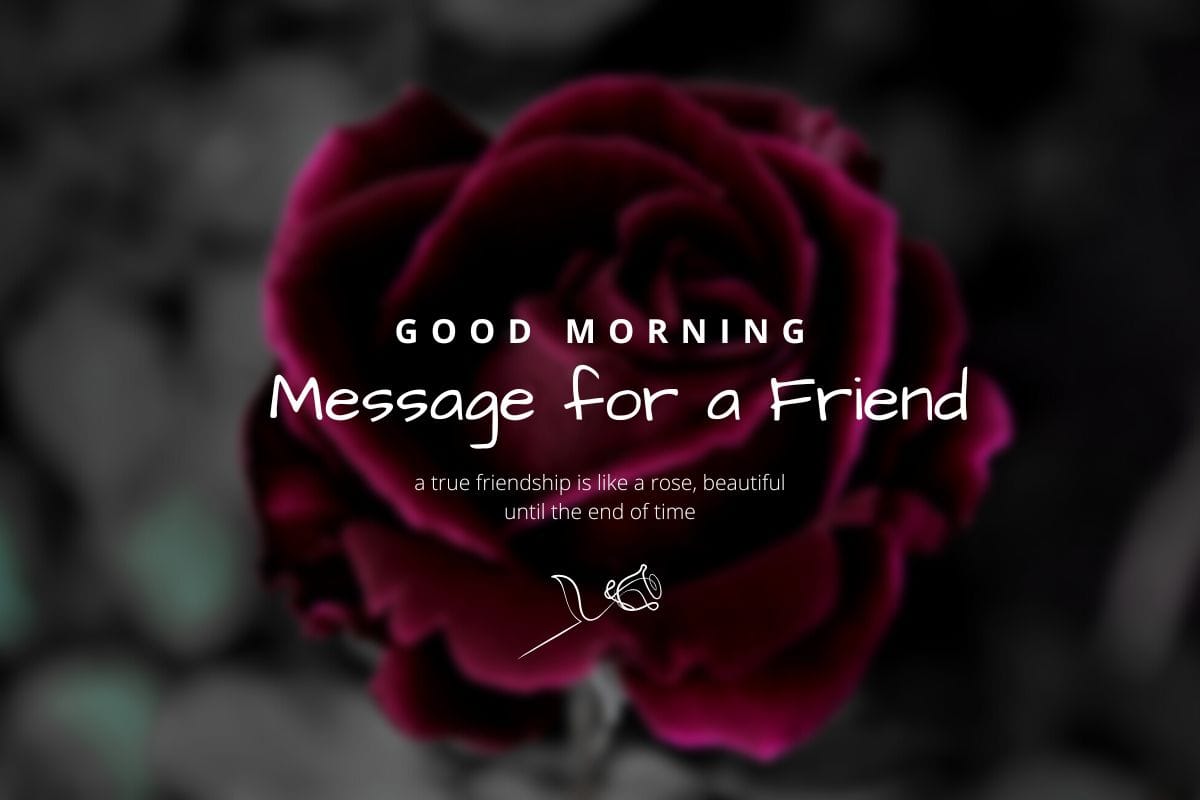 good morning message for a friend to fall in love