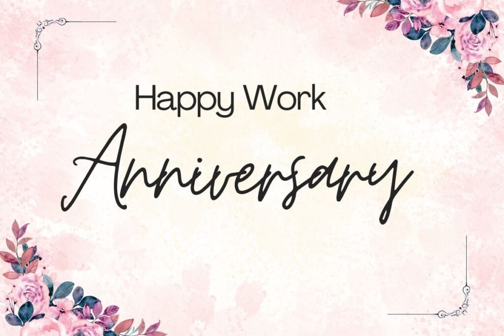 happy work anniversary messages funny