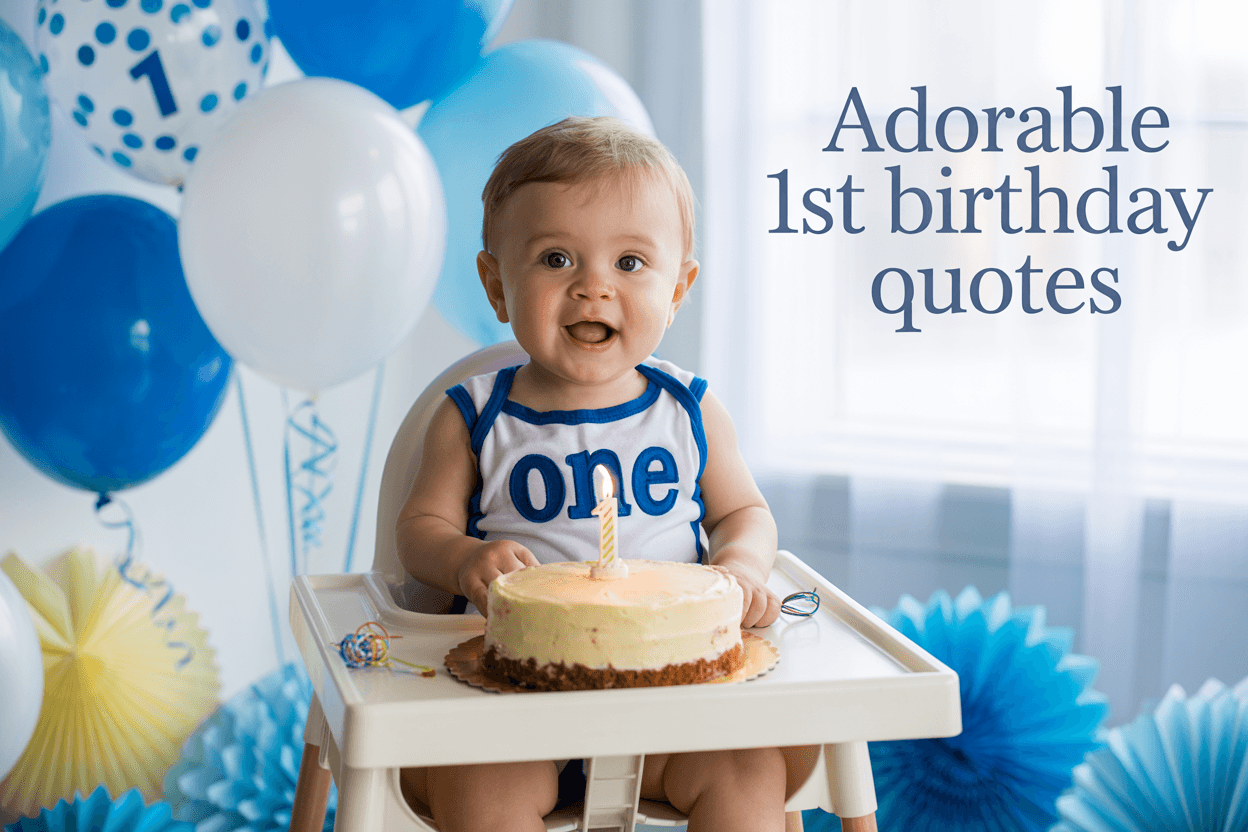 happy 1st birthday quotes for baby boy