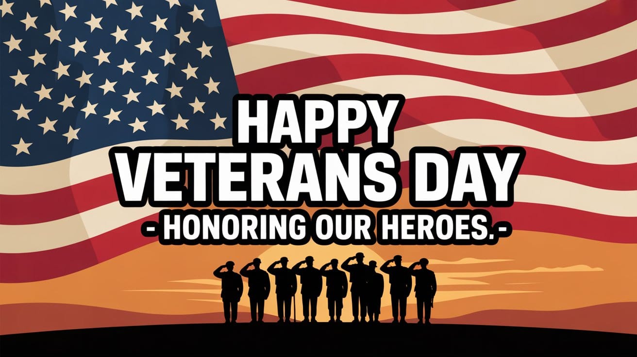 Honoring the brave—Happy Veterans Day!