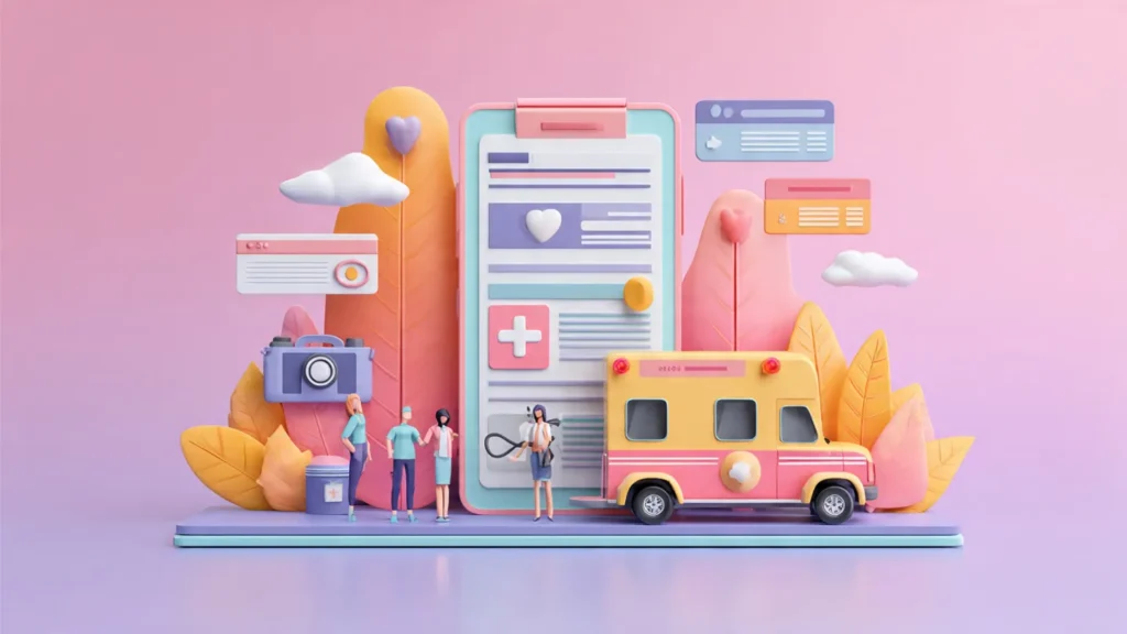 An informational graphic outlining the key actions to take after a car accident for safety and insurance purposes.