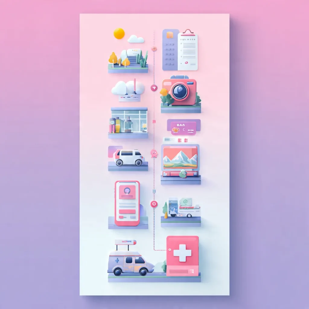 A visual infographic highlighting safety tips and legal steps to follow after being involved in a car accident.